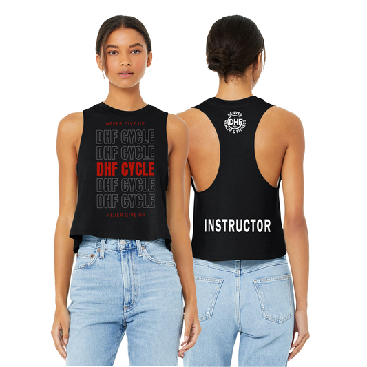 DHF Cycle Ladies Crop Tank